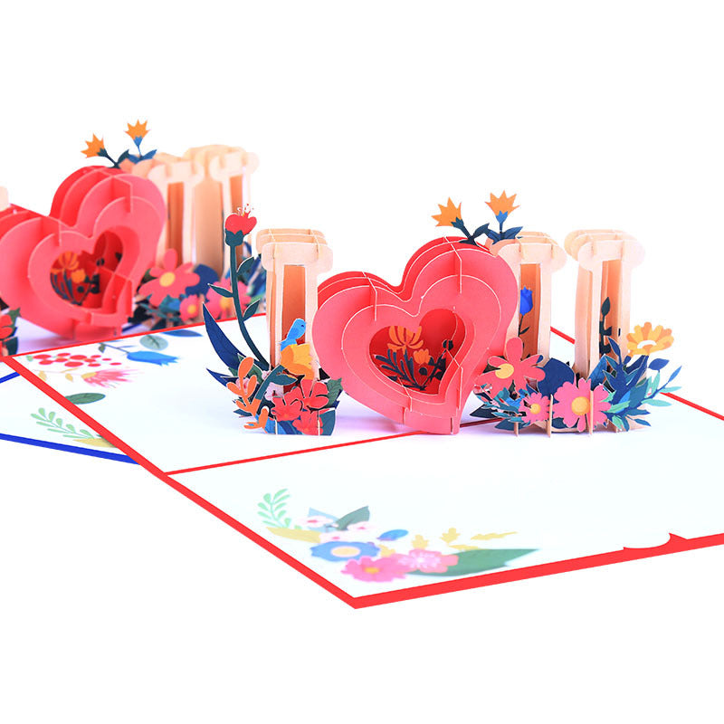 Valentine's Day LOVE color printing 3D