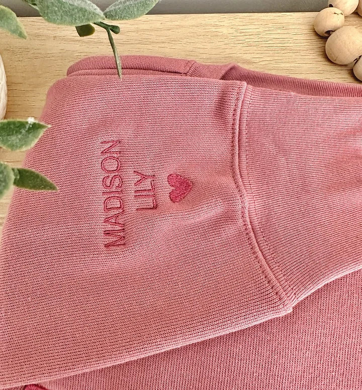 Personalized Mama Embroidered Sweatshirt With Date & Name, Mother's Day Gift