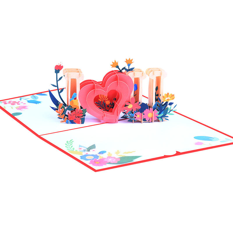 Valentine's Day LOVE color printing 3D