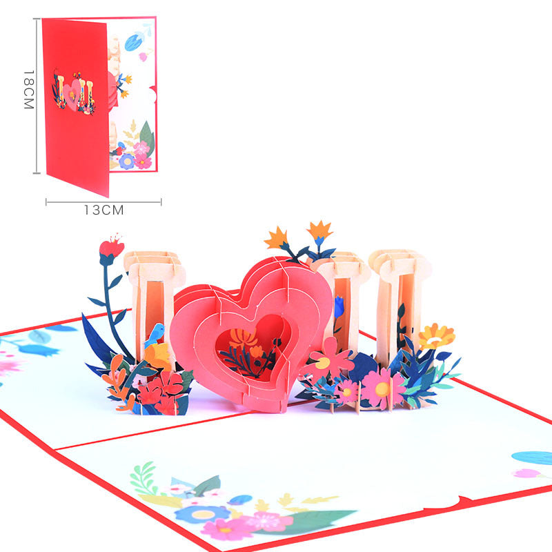 Valentine's Day LOVE color printing 3D