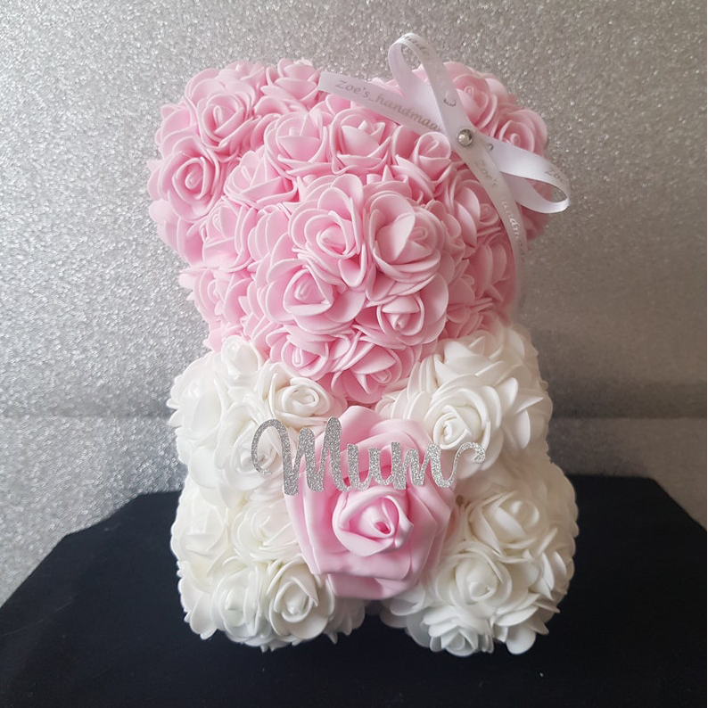 Different Colors Of Rose Teddy Bear For Mother's Day