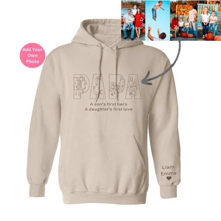 🔥Hot Sale🔥 Embroidered Photo Sweatshirt Father's Day - Gifts to Dad