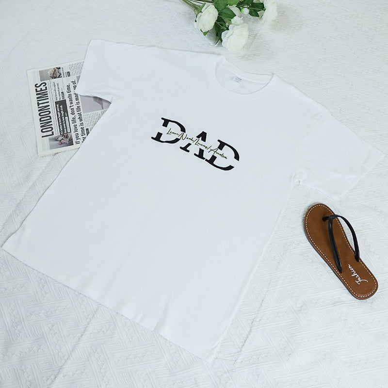 Dad Hoodie Personalized, Father T-Shirt Gift, Cool Dad Printing/Embroidery Sweatshirt