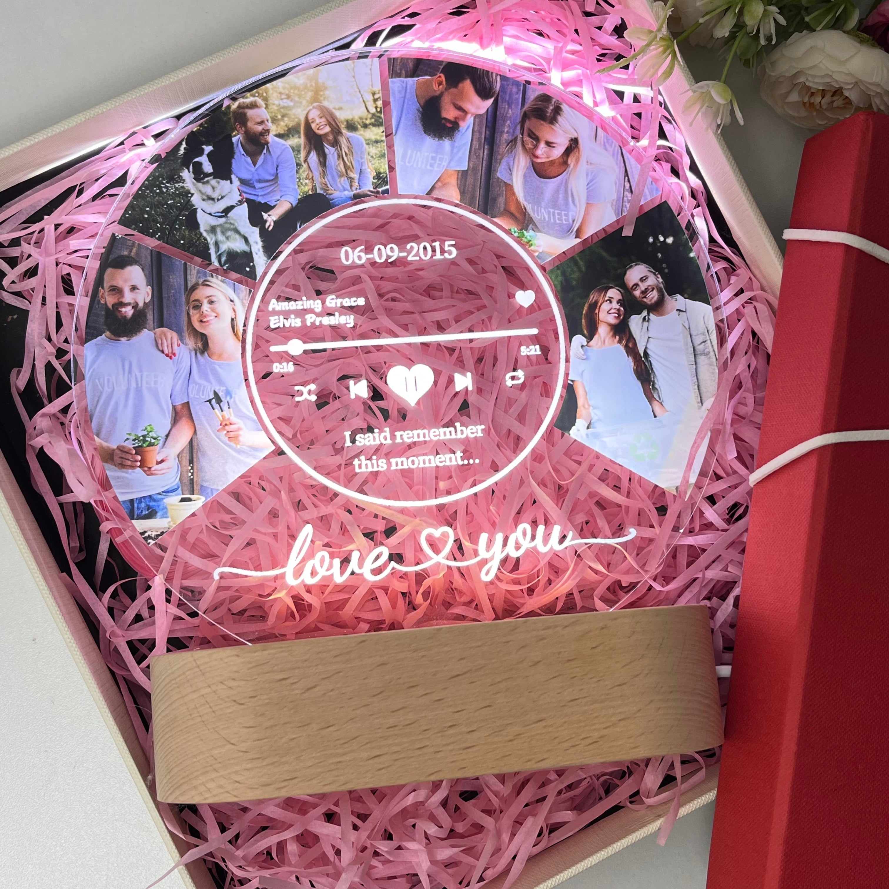 Personalized Photo Night Light Plaque