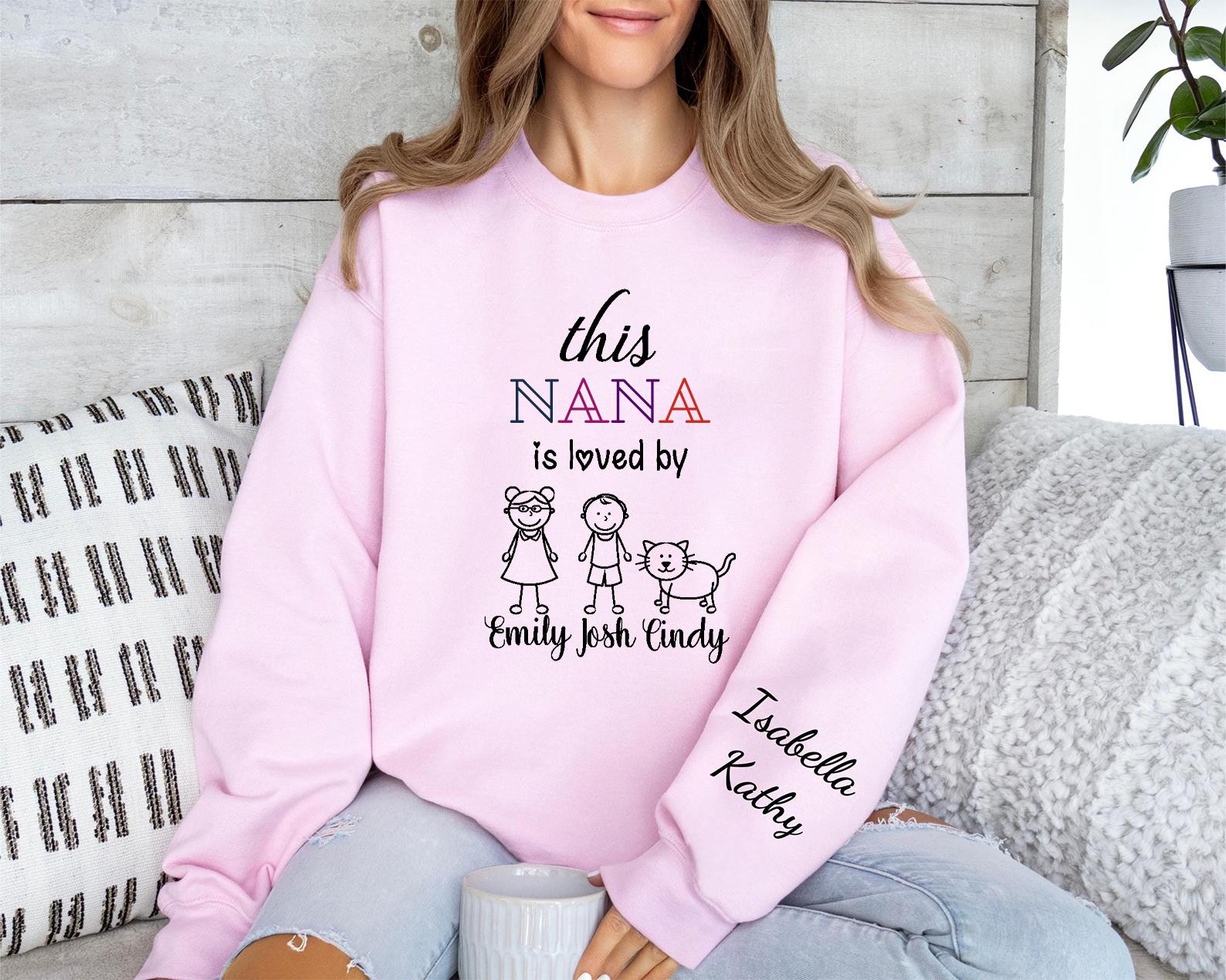 Personalzied This MUM Is Loved By Shirt With Cartoon & Name