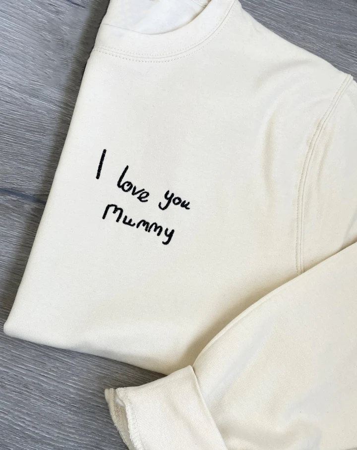 Customised Handwriting Embroidered Crewneck/Hoodie