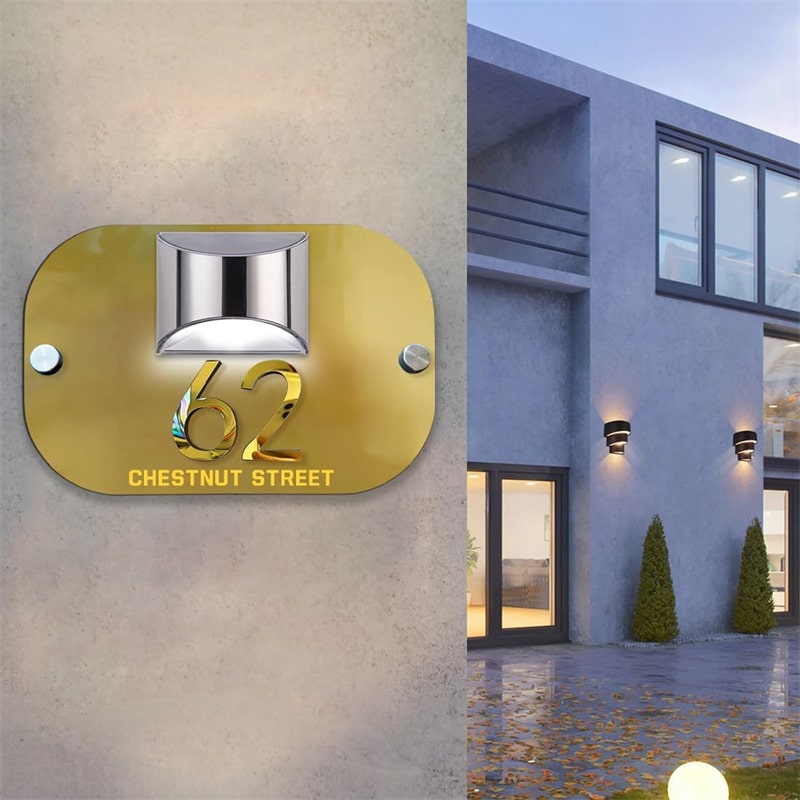 ⚡FLASH SALE⚡Personalized Solar 3D House Number Sign(Buy 2 Get Free Shipping)