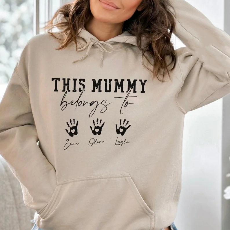 This Mummy Belongs, custom mom hoodie, mothers days gift, mummy hoodie, custom mama hoodie, mama hoodie, gift mother days, cute mama hoodie