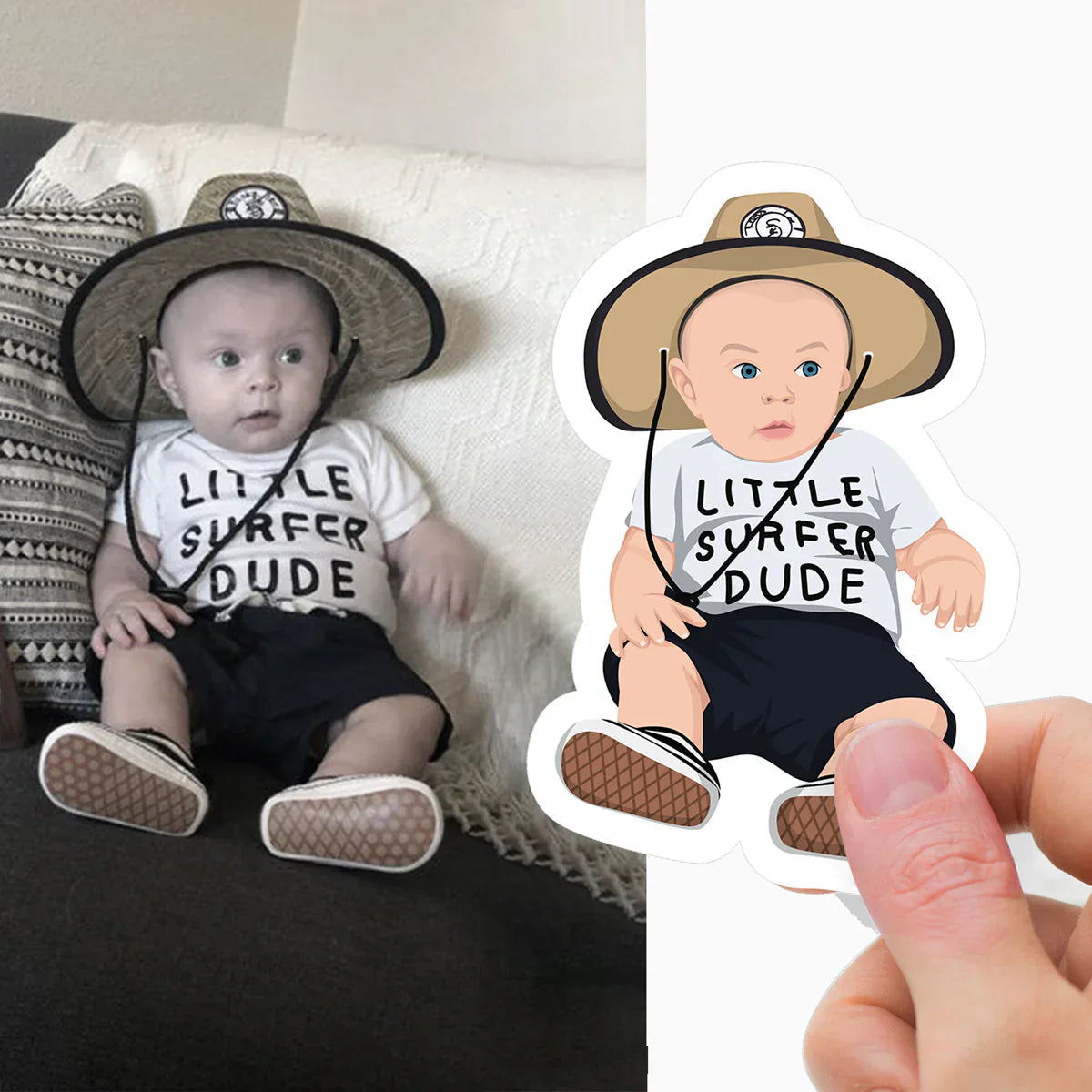 Turn Photos into Hand Drawn Stickers