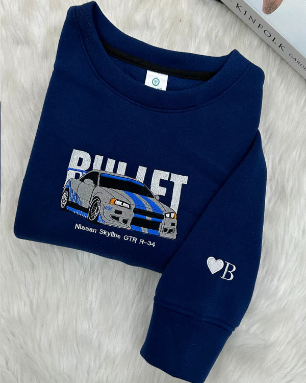 Bullet Suki Embroidered Car Sweatshirt