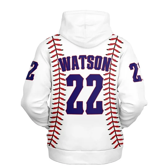 Personalizable Baseball Stitches Hoodie