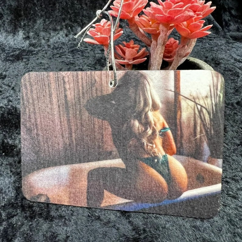 🌶️Custom Spicy Photo Car Air Freshener – Perfect Gift for Your Man