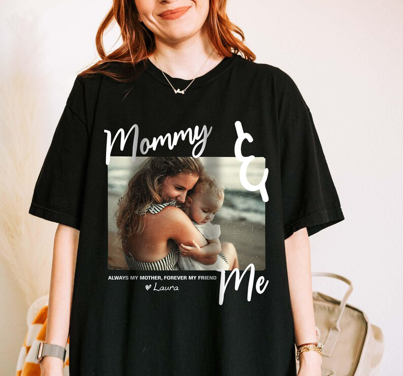 Custom Mom Photo Shirt Mother's Day Gift