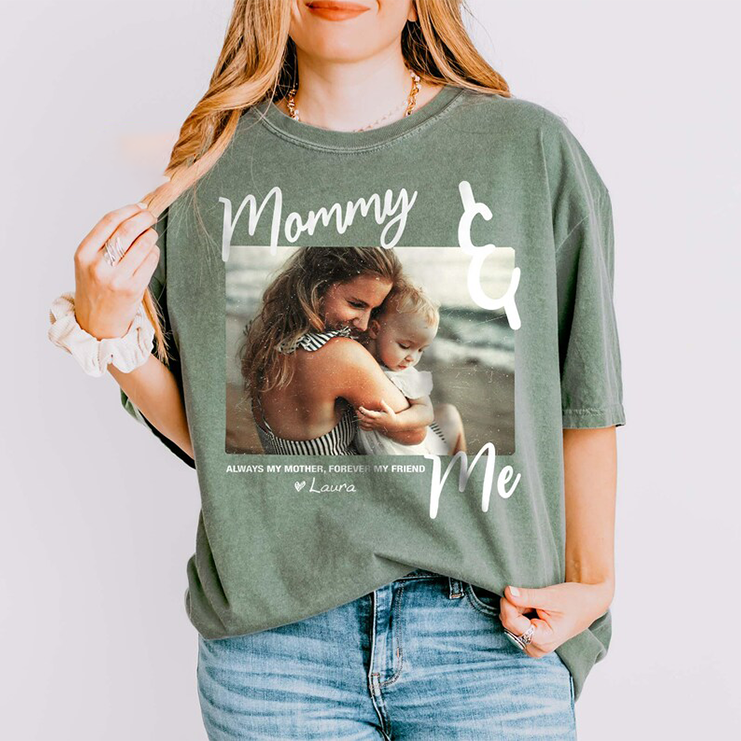 Custom Mom Photo Shirt Mother's Day Gift