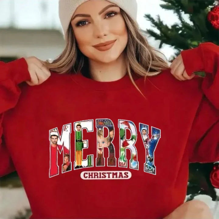 Merry Christmas - Christmas Movie Character Sweatshirt