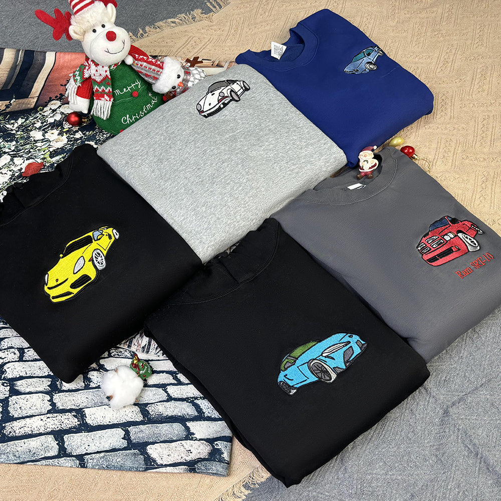 Klamay™ Plus Velvet Style-Customized Car Craft Sweatshirt/Hoodies, Car Enthusiast Gifts