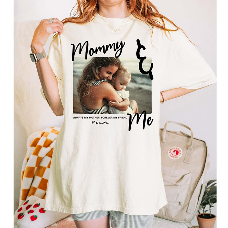 Custom Mom Photo Shirt Mother's Day Gift