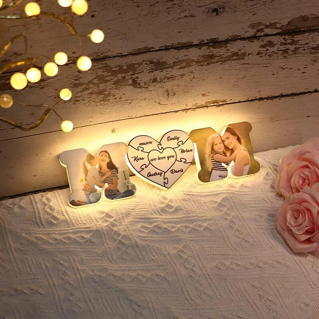 Personalized Photo Lamp Led Night Light Acrylic Lamp Mothers Day Gifts