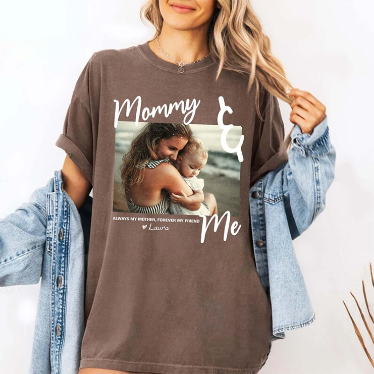 Custom Mom Photo Shirt Mother's Day Gift