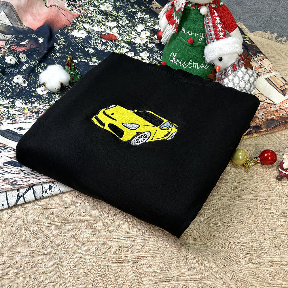 Klamay™ Plus Velvet Style-Customized Car Craft Sweatshirt/Hoodies, Car Enthusiast Gifts