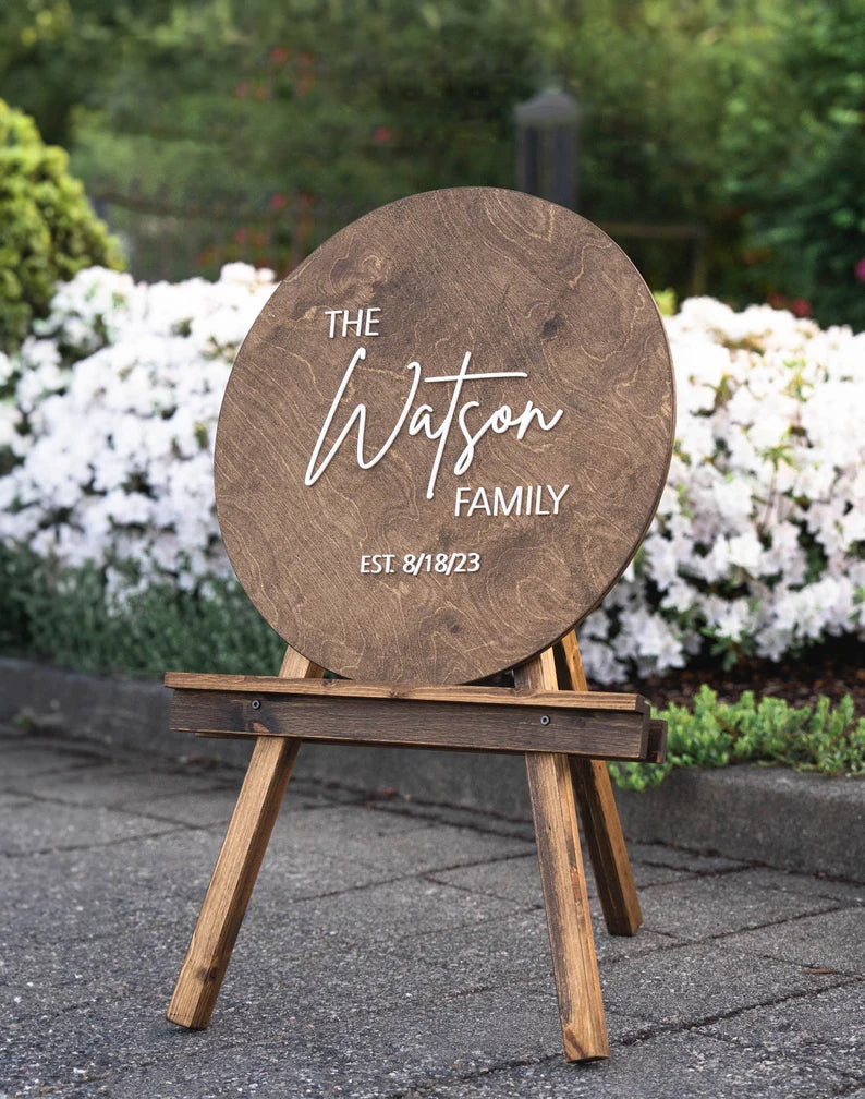 Guest Book Alternative - Custom Wedding Guest Book Decor -  Layered Wood Wedding Sign