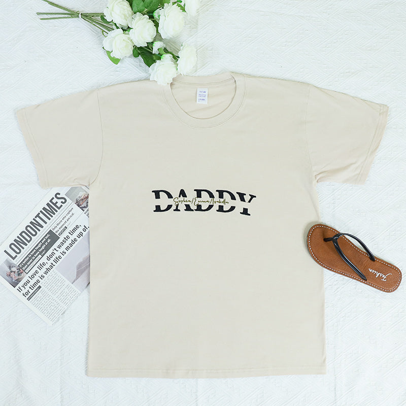 Dad Hoodie Personalized, Father T-Shirt Gift, Cool Dad Printing/Embroidery Sweatshirt