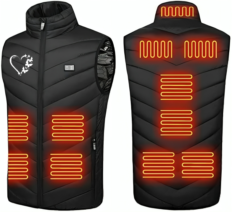 Custom Heating Adjustable Outdoor Vest – Stay Warm Anywhere, Anytime