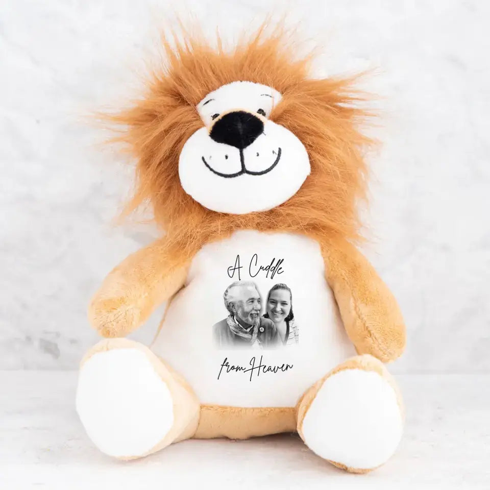 Personalised Cuddle Bear | A Heavenly Hug - Commemorate a Loved One