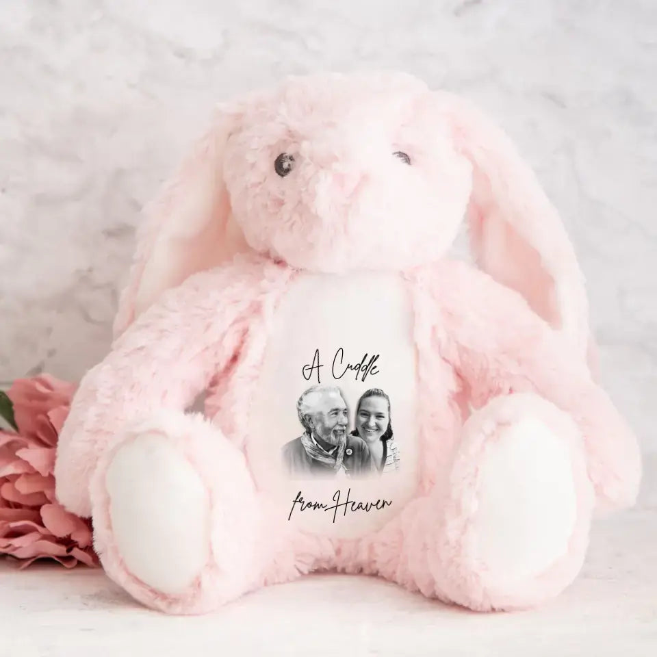 Personalised Cuddle Bear | A Heavenly Hug - Commemorate a Loved One