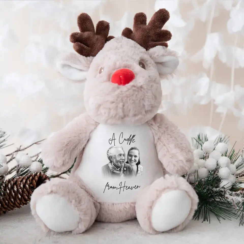 Personalised Cuddle Bear | A Heavenly Hug - Commemorate a Loved One