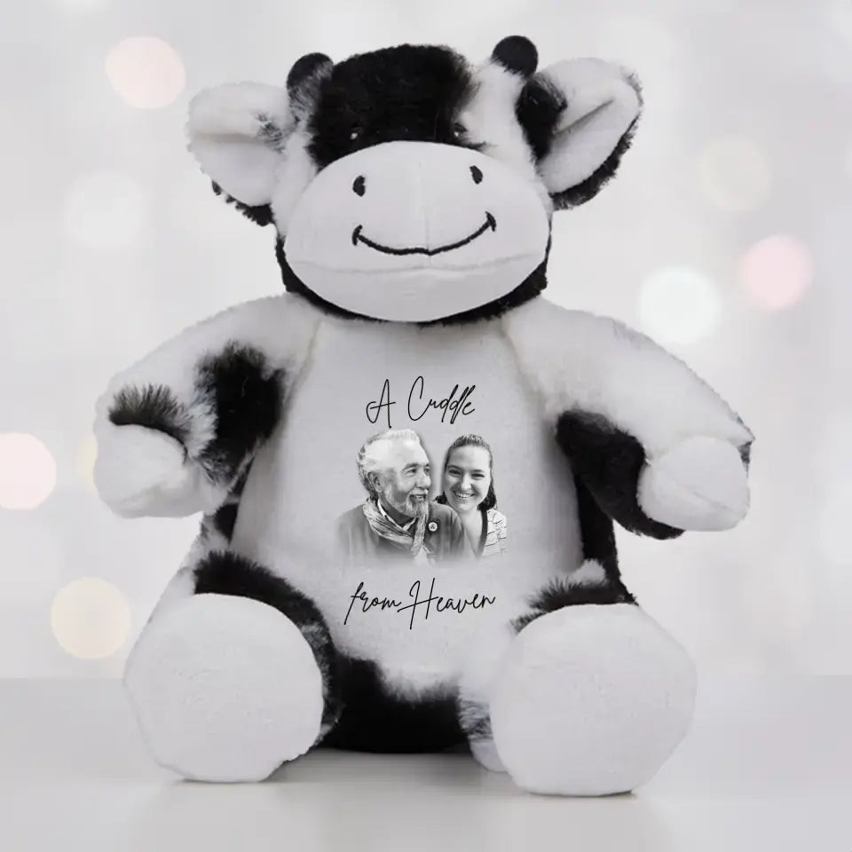 Personalised Cuddle Bear | A Heavenly Hug - Commemorate a Loved One