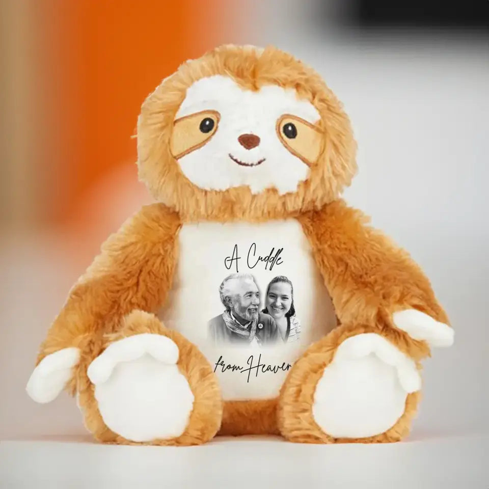 Personalised Cuddle Bear | A Heavenly Hug - Commemorate a Loved One