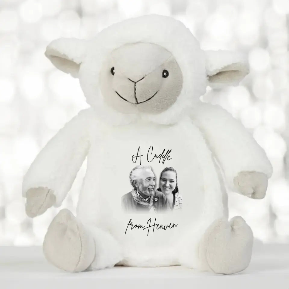 Personalised Cuddle Bear | A Heavenly Hug - Commemorate a Loved One