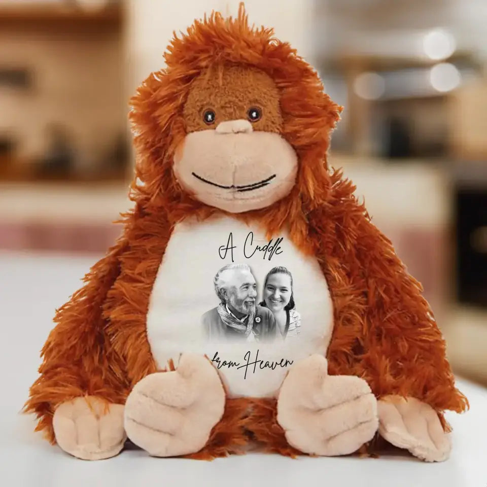 Personalised Cuddle Bear | A Heavenly Hug - Commemorate a Loved One