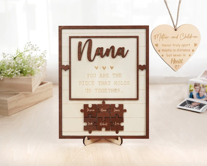 Mom Puzzle Sign Customized Gift For Mother's Day