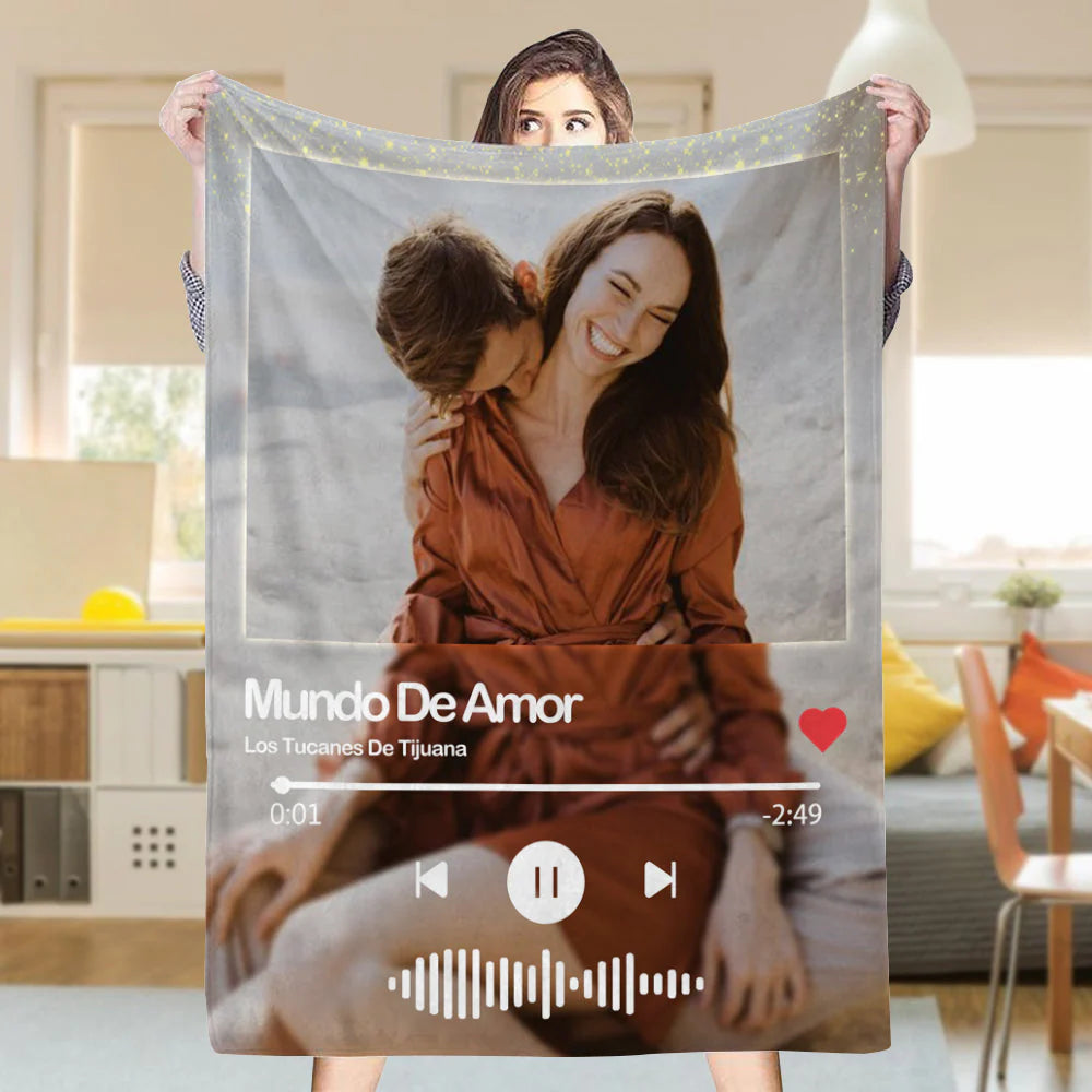 Custom Music Blanket Photo Starlight Blanket