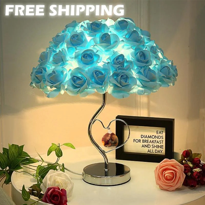 Custom Rose Bouquet Lamp Night Light Decoration for Home Valentine's Day Wedding