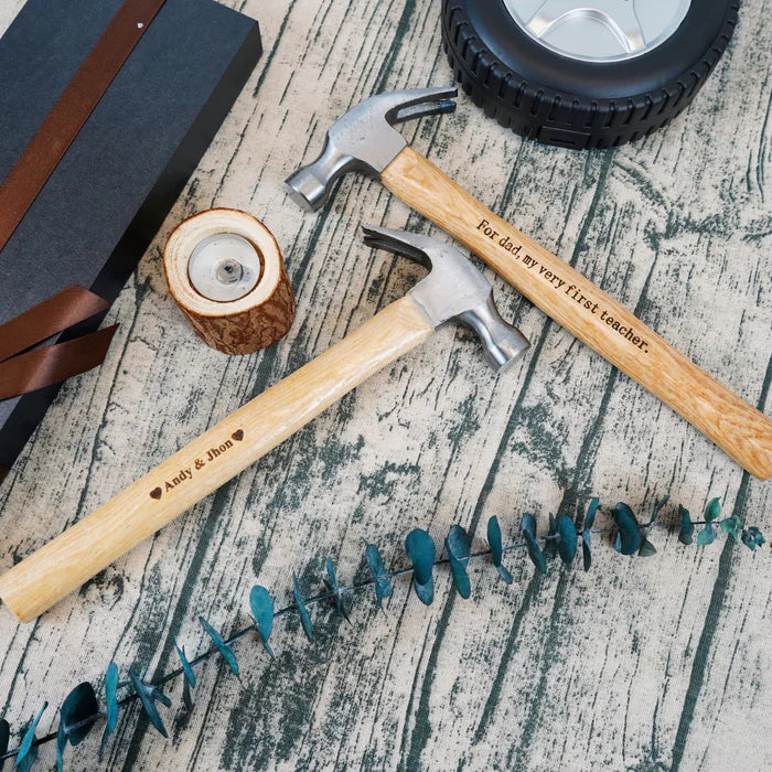 Tape Measure Hammer Set Personalized for Papa