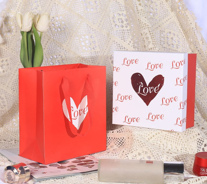 Valentine's Day White Gift Box