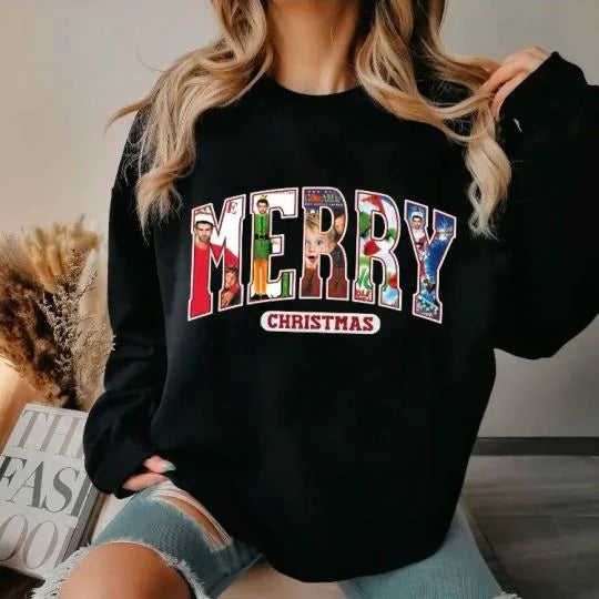 Merry Christmas - Christmas Movie Character Sweatshirt