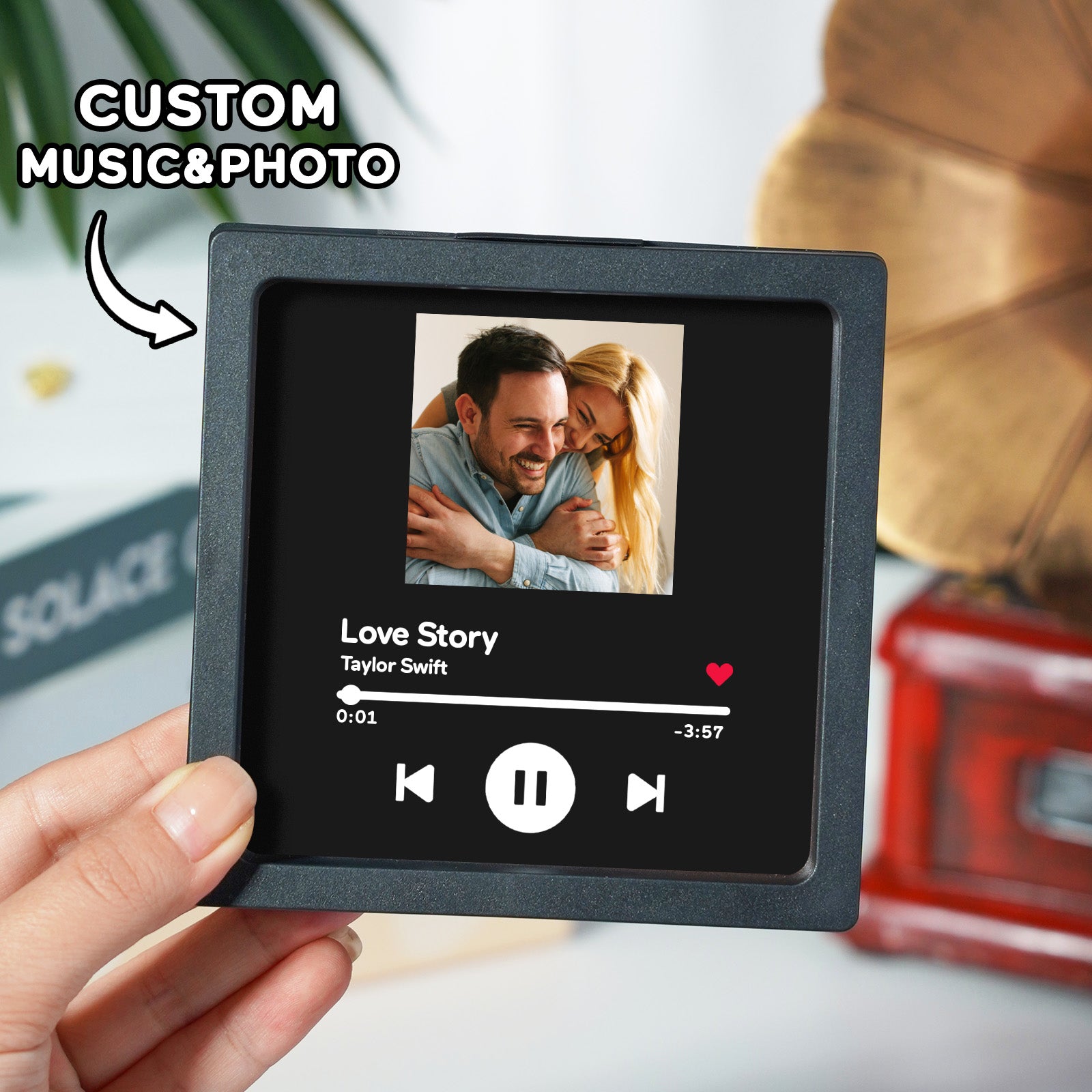 Customized Album Fridge Magnet Personalized Music Fridge Magnet can play songs and adjust volume