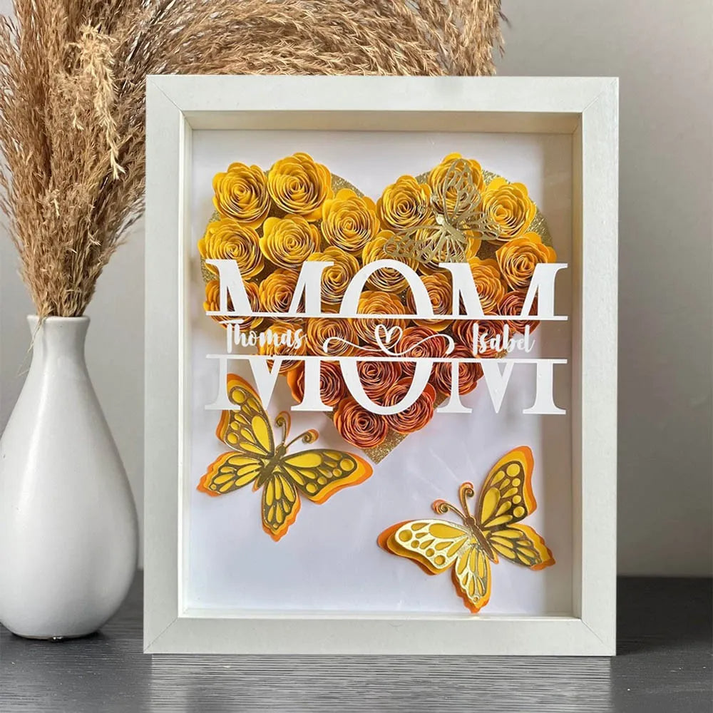 Customized Mother's Day Butterfly Flower Box✨(Customized free)