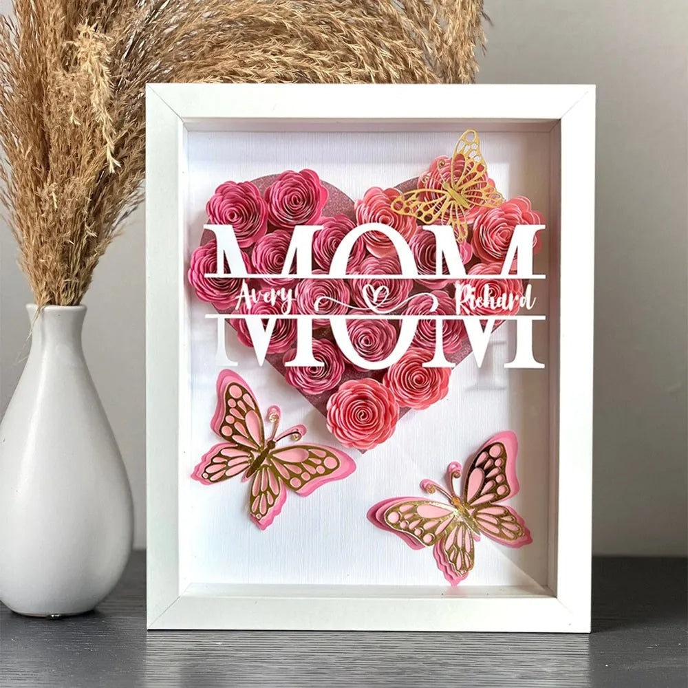 Customized Mother's Day Butterfly Flower Box✨(Customized free)