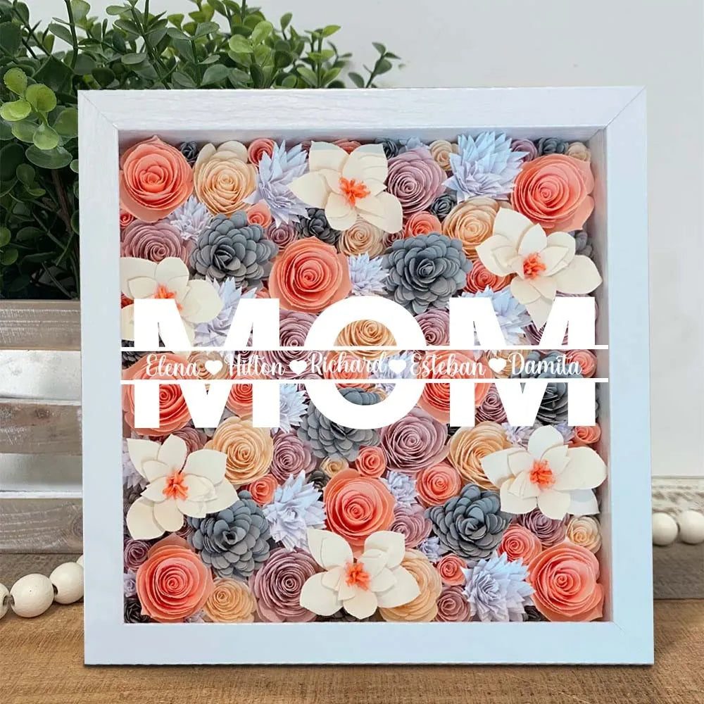 Customized Mother's Day Flower Box Colorful (Customized free)