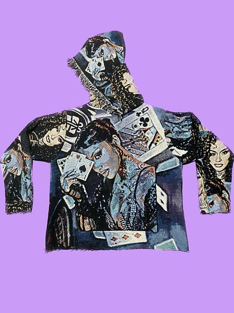 Custom Vintage Photo Kehlani Crash Out Tapestry Hoodie