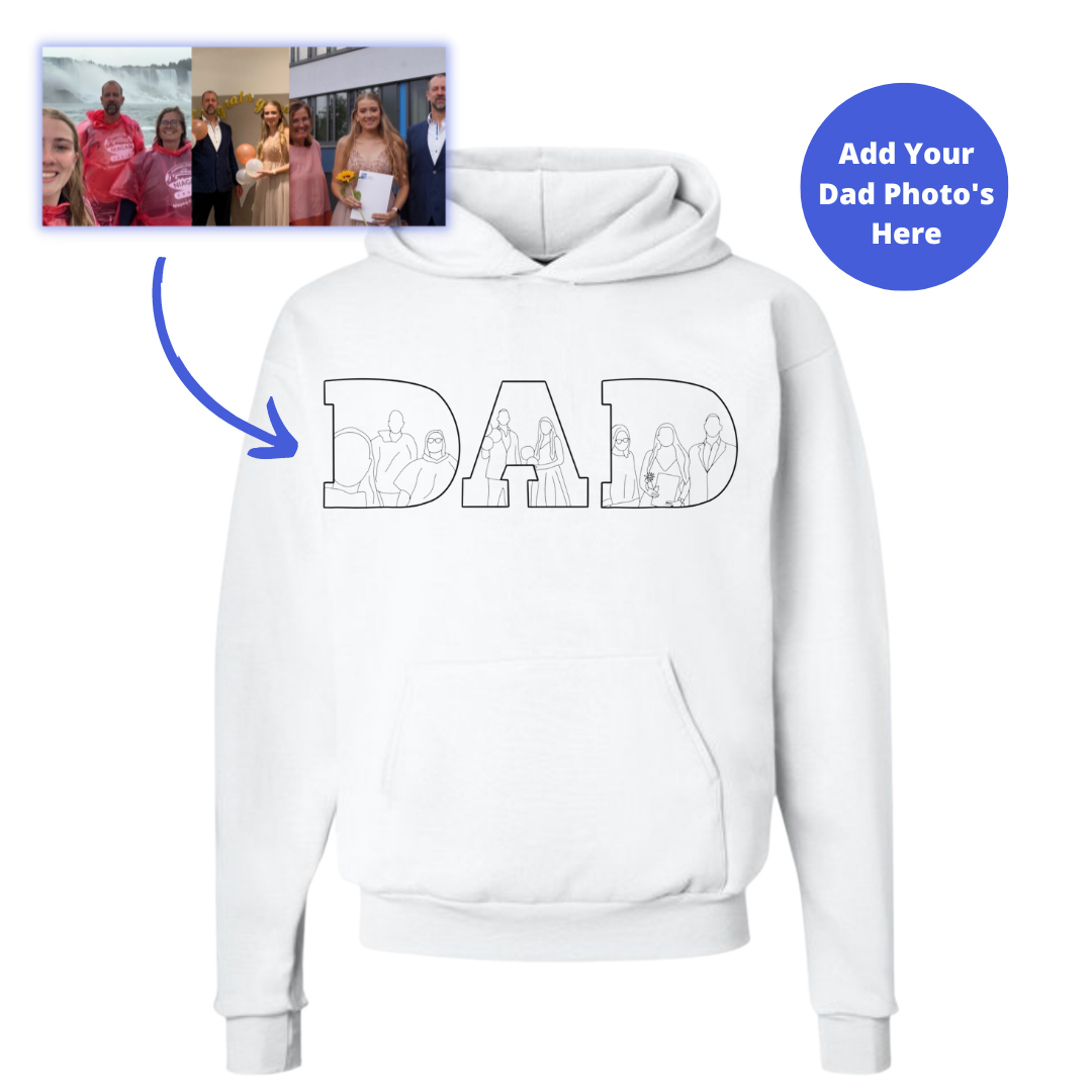 🔥Hot Sale🔥 Embroidered Photo Sweatshirt Father's Day - Gifts to Dad