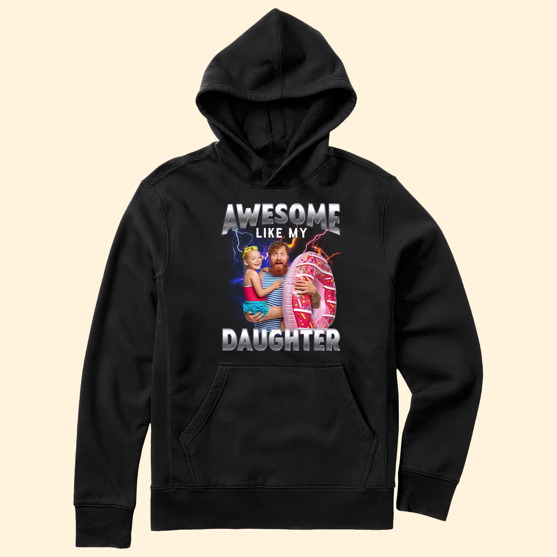 Awesome Like My Daughter/Son Bootleg Style- Personalized Photo Shirt