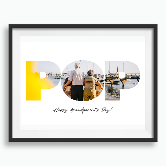 Custom Photo Word-Gift For Dad