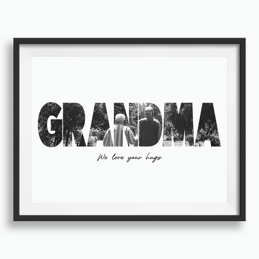 Custom Photo Word-Gift For Dad