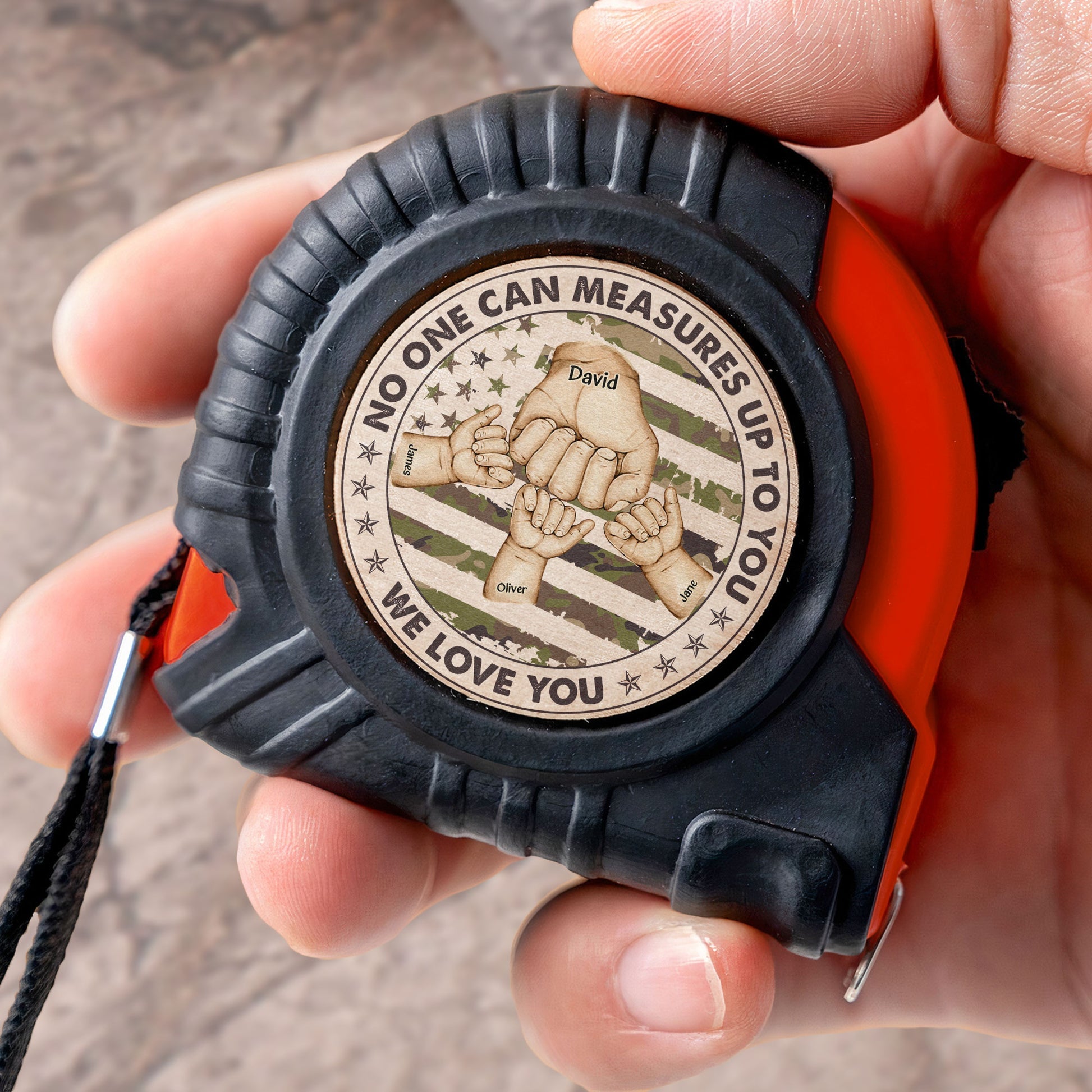 No One Can Measures Up To You - Personalized Tape Measure